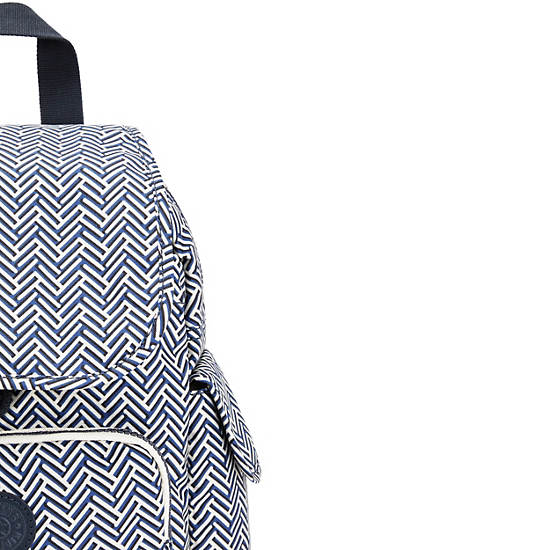 Kipling City Pack Mini Printed Backpacks Urban Chevron | AU 1494SG